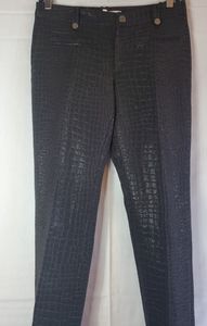 Rachel Roy Faux Alligator Texture Pants